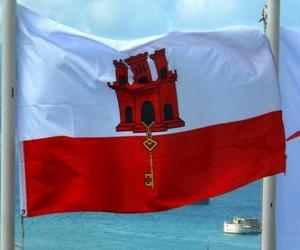 yapboz Bayrak Gibraltar
